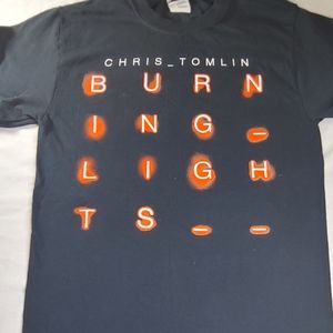 Chris Tomlin Burning Lights Concert Tee Small
